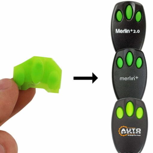 Merlin Replacement Garage Door Remote Green Bearclaw Buttons - Image 4