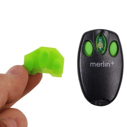 Merlin Replacement Garage Door Remote Green Bearclaw Buttons