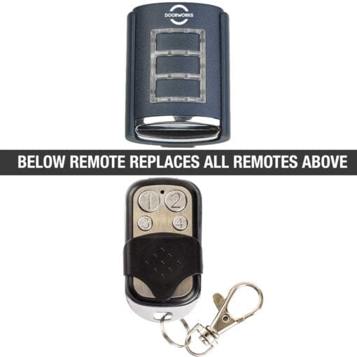 Doorworks RD2/GDC6 Aftermarket Garage Door Remote