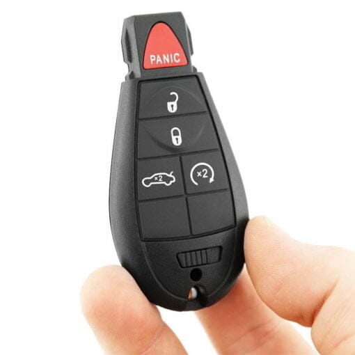 Jeep, Dodge, Chrysler 4 Button Replacement Car Key - Image 8
