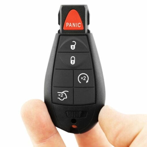 Jeep, Dodge, Chrysler 4 Button Replacement Car Key Case - Image 8