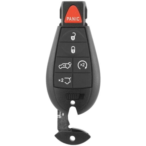 Jeep, Dodge, Chrysler 5 Button Replacement Car Key - Image 5