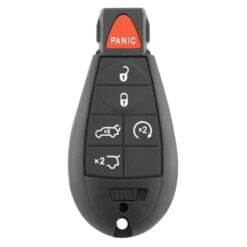 Jeep, Dodge, Chrysler 5 Button Replacement Car Key