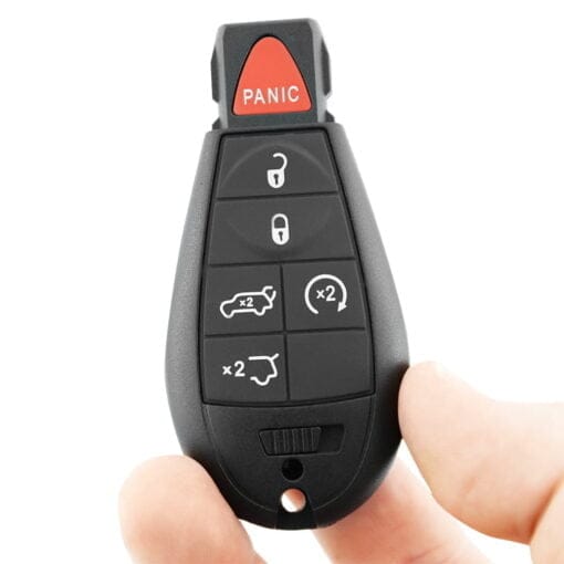 Jeep, Dodge, Chrysler 5 Button Replacement Car Key - Image 8