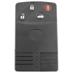 Mazda 4 Button Replacement Car Key Smart Card