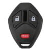 Mitsubishi 3 Button Replacement Car Key Case Only