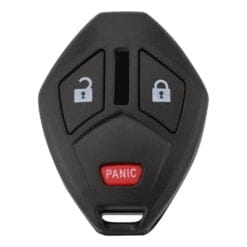 Mitsubishi 3 Button Replacement Car Key Case Only