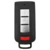Mitsubishi Replacement Car Key 2 Alarm Button Shell/Case/Enclosure