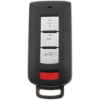 Mitsubishi Replacement Car Key 3 Alarm Button Shell/Case/Enclosure