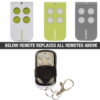 Moovo MT4 Aftermarket Garage Door Remote