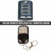 Taurean Nova 1000 RD2 Aftermarket Garage Door Remote