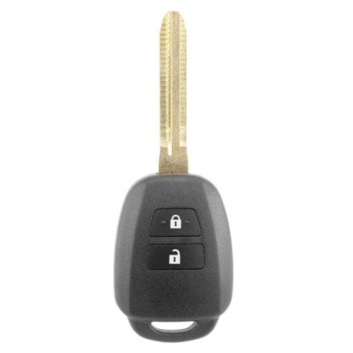 Toyota 2 Button Replacement Car Key To Suit Highlander, RAV4, Tacoma