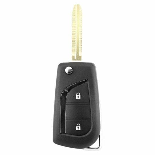 Toyota 2 Button Replacement Flip Car Key To Suit Corolla, Camry, RAV4 - Image 5