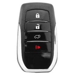 Toyota 4 Button Replacement Smart Car Key To Suit Landcruiser, Hilux