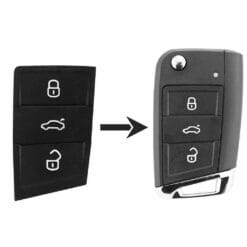 Volkswagen, Skoda Button Replacement Car Key