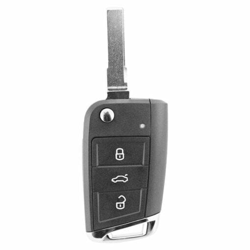 Volkswagen, Skoda 3 Button HU75T Replacement Car Key - Image 6