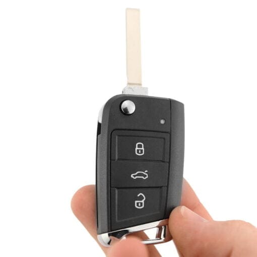 Volkswagen, Skoda 3 Button HU162 Replacement Car Key - Image 3