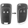 Holden 2 Button Flip HU100 Blade Replacement Car Key