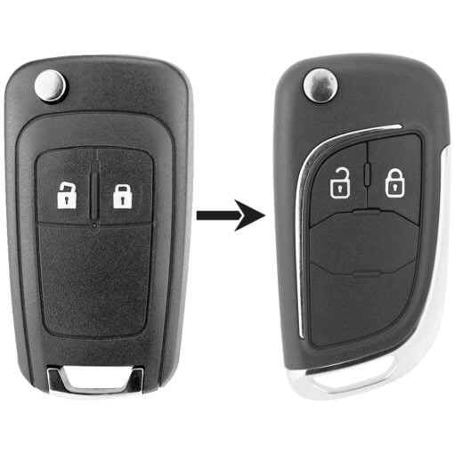Holden 2 Button Flip HU100 Blade Replacement Car Key
