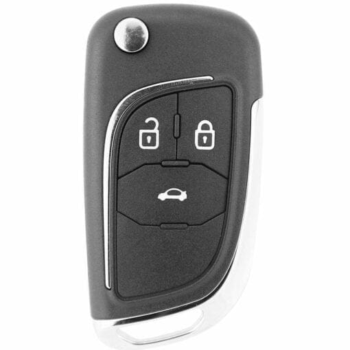 Holden 3 Button Flip HU100 Blade Replacement Car Key - Image 3