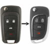 Holden 4 Button Smart Flip HU100 Blade Replacement Car Key