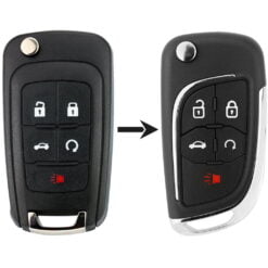 Holden 5 Button Flip HU100 Blade Replacement Car Key