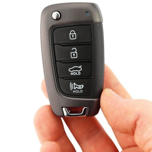 Hyundai i30N, Kona N, Tucson 4 Button Car Key Replacement - Image 3