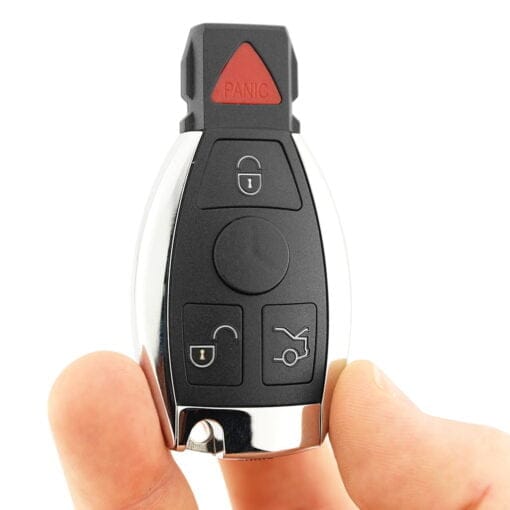Mercedes Benz 1997-2014 4 Button Car Key Replacement - Image 8
