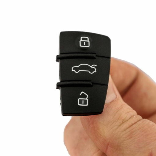 Audi 3 Button Replacement Car Key Button Pad - Image 5