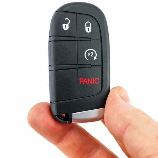 Jeep / Chrysler / Dodge 4 Button Premium Car Key Replacement - Image 5