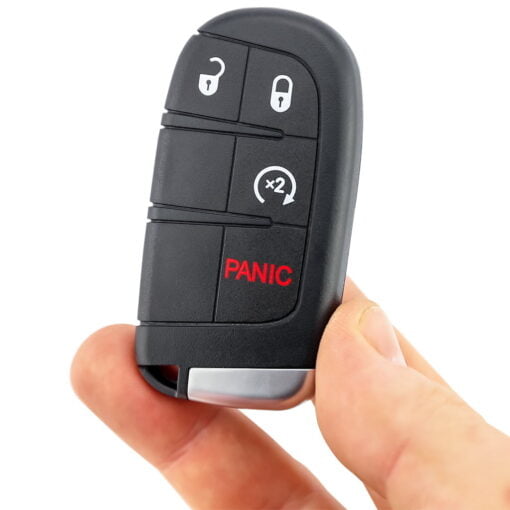 Jeep / Chrysler / Dodge 4 Button Premium Car Key Replacement - Image 4