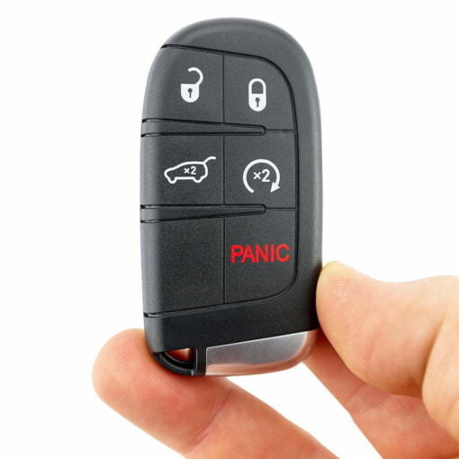 Jeep / Chrysler / Dodge 5 Button Premium Car Key Replacement - Image 5