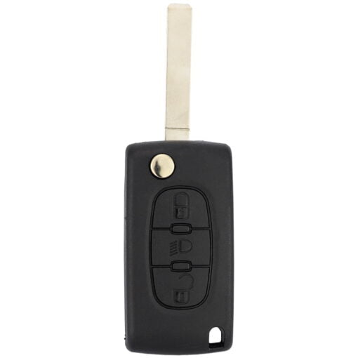 Citroen 3 Button Replacement Car Key Case Alt Button HU83 No Battery Clip - Image 6