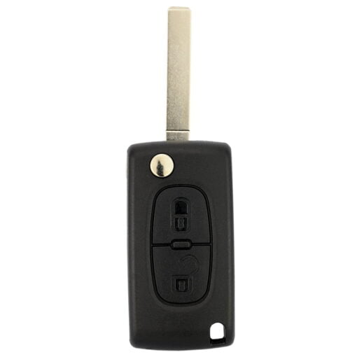 Citroen 2 Button Replacement Car Key Case HU83 Inc Battery Clip - Image 7
