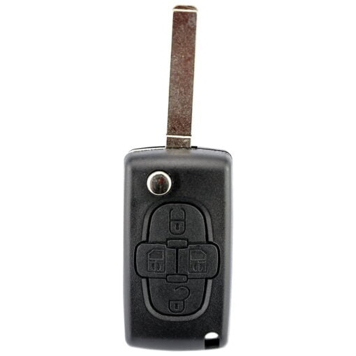 Citroen 4 Button Replacement Car Key Case HU83 Inc Battery Clip - Image 9