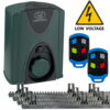Centsys Centurion D2 Turbo Low Voltage Automatic Slide Gate Motor + 4m Gate Racking
