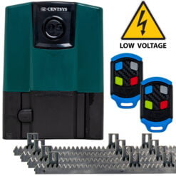 Centsys Centurion D5 Evo Low Voltage Automatic Slide Gate Motor + 4m Gate Track