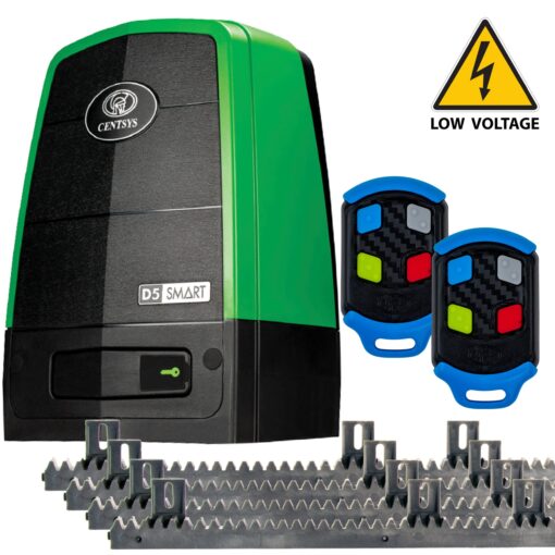 Centsys Centurion D5 Smart Low Voltage Automatic Slide Gate Motor + 4m Racking