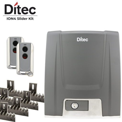 Ditec ION4 Sliding Gate Motor Kit - 400Kg / 12m