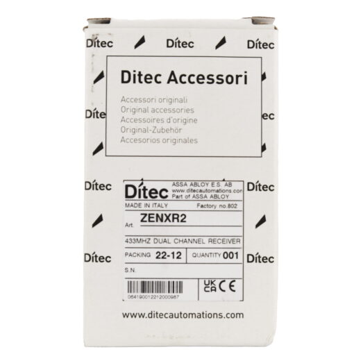 Ditec ZENXR2 Universal 2-Channel Receiver - Image 5