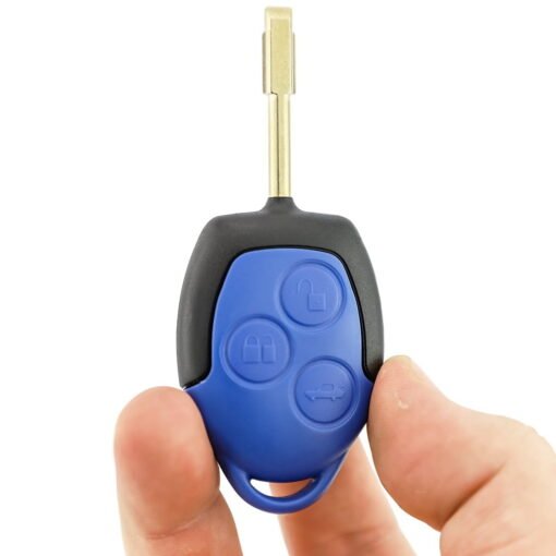 Ford Three Button Blue Car Key Replacement for Ford Transit Van 2006 - 2014 - Image 4