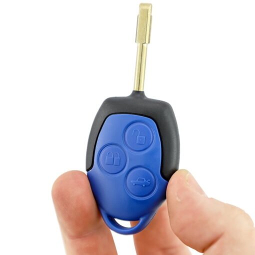 Ford Three Button Blue Car Key Replacement for Ford Transit Van 2006 - 2014 - Image 3