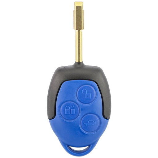 Ford Three Button Blue Car Key Replacement for Ford Transit Van 2006 - 2014