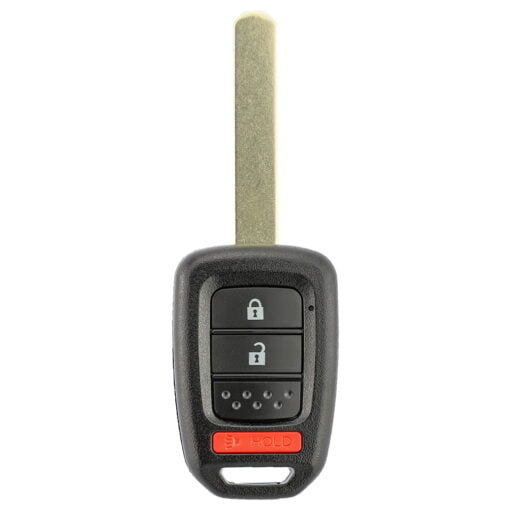 Honda Three Button Car Key Replacement for Accord, CR-V, HR-V, Civic