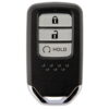 Honda 3 Button Smart Car Key Replacement for Accord, Fit, Civic, Crosstour, Odyssey