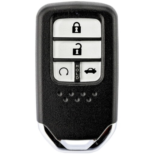 Honda 4 Button Smart Car Key Replacement for Accord, Civic, Fit, Crosstour, Odyssey