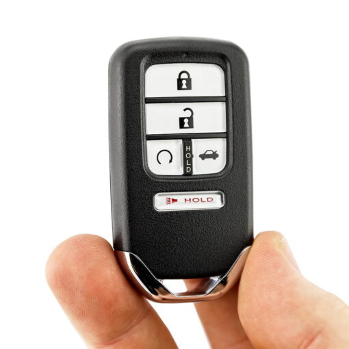 Honda 5 Button Smart Car Key Replacement for Accord, Civic, Fit, Crosstour, Odyssey - Image 3