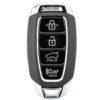 Hyundai 4 Button Smart Car Key Replacement for Elatra, Kona, Veloster
