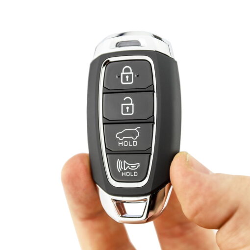 Hyundai 4 Button Smart Car Key Replacement for Elatra, Kona, Veloster - Image 4