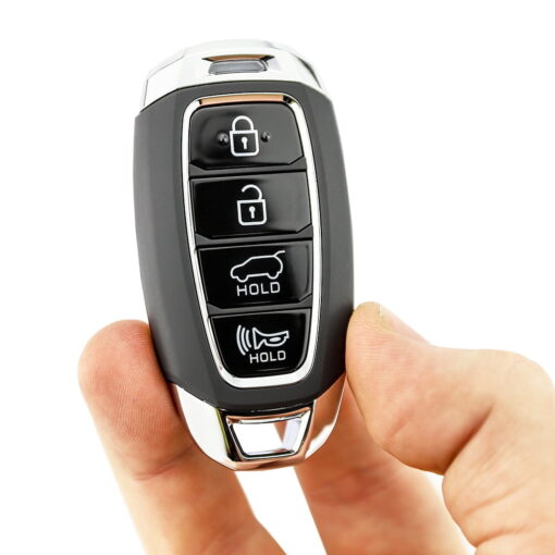 Hyundai 4 Button Smart Car Key Replacement for Elatra, Kona, Veloster - Image 3